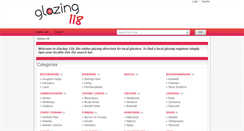 Desktop Screenshot of glazing118.co.uk